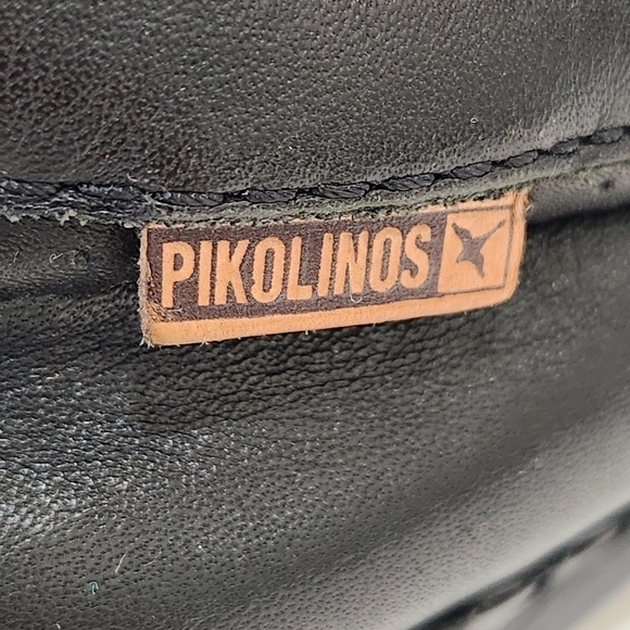 LEATHER PIKOLINOS Jerze Black Slip-on Loafers, Men's EU42 US 9 - Picture 10 of 11